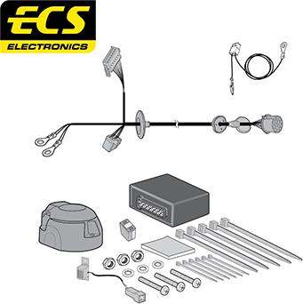 ECS LR02113U - Комплект електрики, причіпне обладнання autocars.com.ua