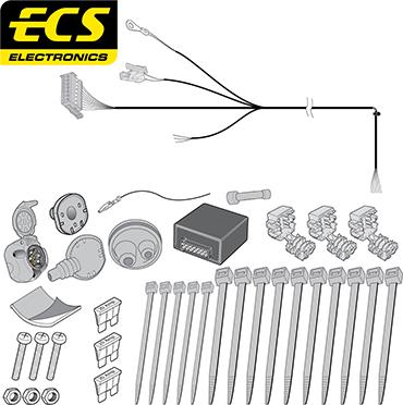 ECS MB074B1U - Комплект електрики, причіпне обладнання autocars.com.ua