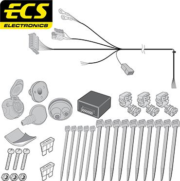 ECS MB074D1U - Комплект електрики, причіпне обладнання autocars.com.ua