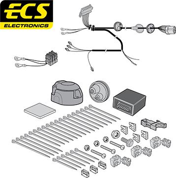 ECS MB081H1U - Комплект электрики, прицепное оборудование autodnr.net