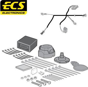 ECS MB08507MU - Комплект електрики, причіпне обладнання autocars.com.ua