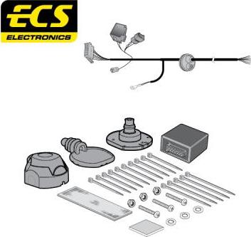 ECS MB09107U - Комплект электрики, прицепное оборудование autodnr.net