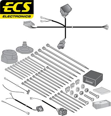 ECS MB09813U - Комплект електрики, причіпне обладнання autocars.com.ua