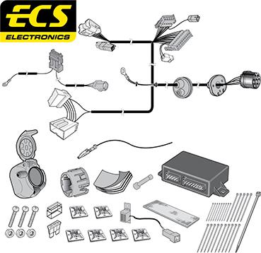 ECS MT088FHU - Комплект електрики, причіпне обладнання autocars.com.ua