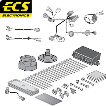 ECS MT115DHU - Комплект електрики, причіпне обладнання autocars.com.ua