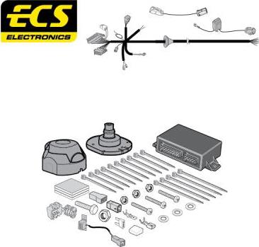 ECS MT15807U - Комплект електрики, причіпне обладнання autocars.com.ua