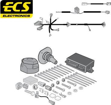 ECS MT15813U - Комплект електрики, причіпне обладнання autocars.com.ua