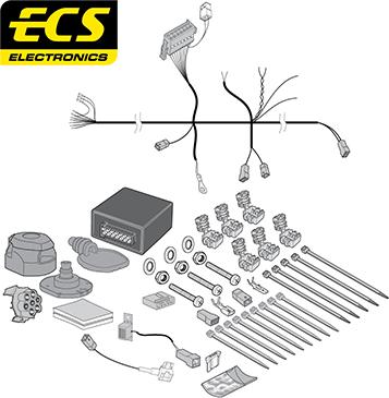 ECS MZ15307U - Комплект електрики, причіпне обладнання autocars.com.ua