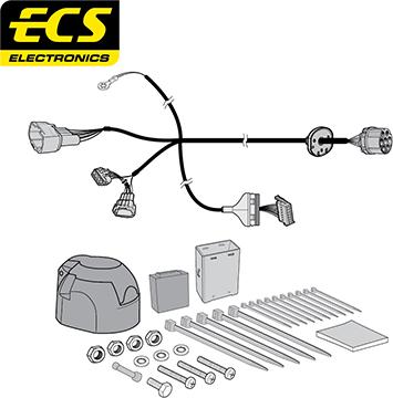 ECS NI14007MU - Комплект електрики, причіпне обладнання autocars.com.ua