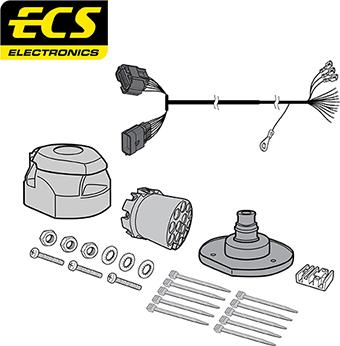ECS NI14713MU - Комплект електрики, причіпне обладнання autocars.com.ua