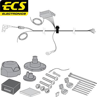 ECS OP052B1U - Комплект електрики, причіпне обладнання autocars.com.ua