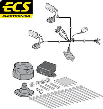 ECS OP054DLU - Комплект електрики, причіпне обладнання autocars.com.ua