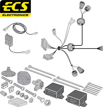 ECS OP072BHU - Комплект електрики, причіпне обладнання autocars.com.ua