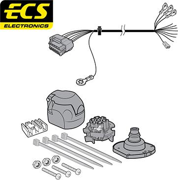 ECS OP073BLU - Комплект електрики, причіпне обладнання autocars.com.ua