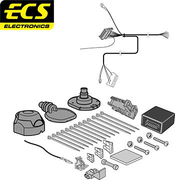 ECS PE065B1U - Комплект електрики, причіпне обладнання autocars.com.ua