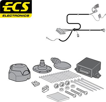 ECS PE09107MU - Комплект електрики, причіпне обладнання autocars.com.ua