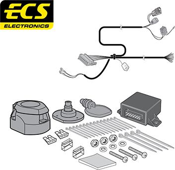 ECS PE09113MU - Комплект електрики, причіпне обладнання autocars.com.ua