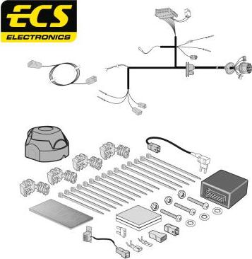 ECS RN15607MU - Комплект електрики, причіпне обладнання autocars.com.ua