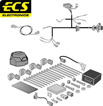 ECS RN15607U - Комплект електрики, причіпне обладнання autocars.com.ua