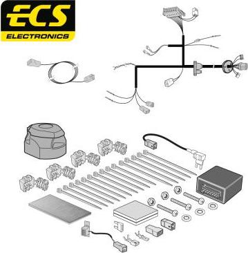 ECS RN15613MU - Комплект електрики, причіпне обладнання autocars.com.ua