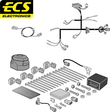 ECS RN15613U - Комплект електрики, причіпне обладнання autocars.com.ua