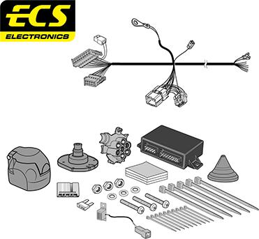 ECS RN15907U - Комплект електрики, причіпне обладнання autocars.com.ua