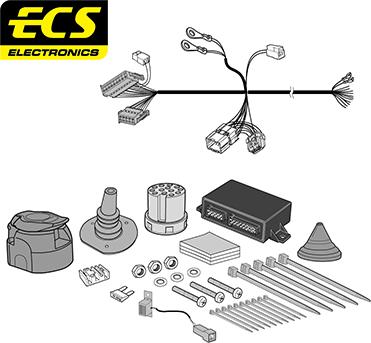 ECS RN15913U - Комплект електрики, причіпне обладнання autocars.com.ua