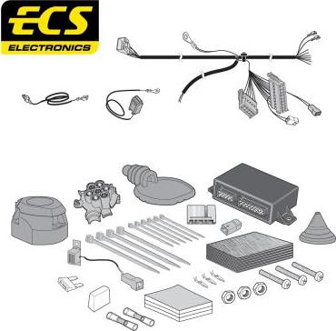 ECS SB03607U - Комплект електрики, причіпне обладнання autocars.com.ua