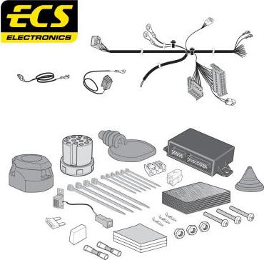 ECS SB03613U - Комплект електрики, причіпне обладнання autocars.com.ua