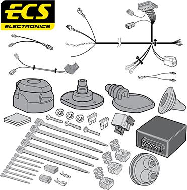 ECS SE026D1U - Комплект электрики, прицепное оборудование autodnr.net