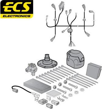 ECS SY01907U - Комплект електрики, причіпне обладнання autocars.com.ua