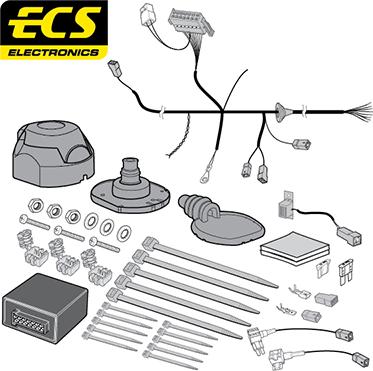 ECS SY02207U - Комплект електрики, причіпне обладнання autocars.com.ua