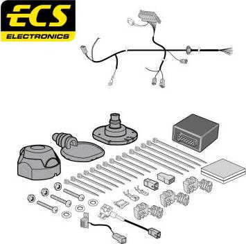 ECS SY02407U - Комплект електрики, причіпне обладнання autocars.com.ua