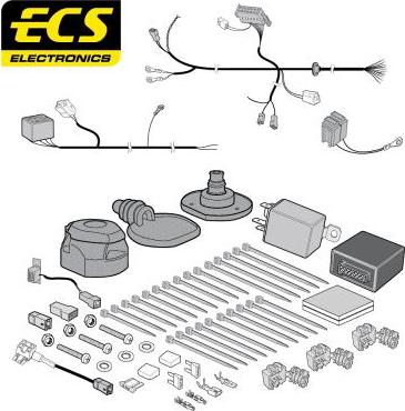 ECS SY02413U - Комплект електрики, причіпне обладнання autocars.com.ua