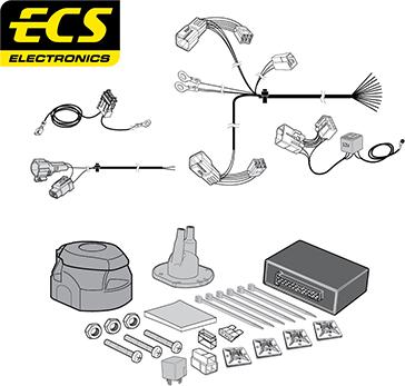 ECS SZ017DLU - Комплект електрики, причіпне обладнання autocars.com.ua