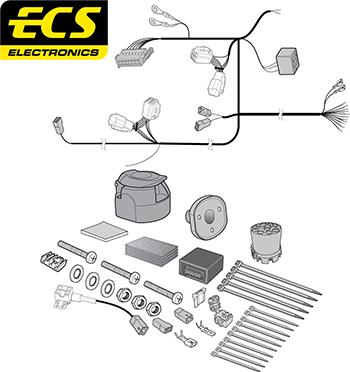 ECS SZ05013U - Комплект електрики, причіпне обладнання autocars.com.ua