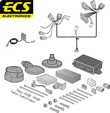 ECS TO221DHU - Комплект електрики, причіпне обладнання autocars.com.ua