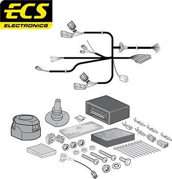 ECS TO29613U - Комплект електрики, причіпне обладнання autocars.com.ua