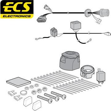 ECS VA00213MU - Комплект електрики, причіпне обладнання autocars.com.ua