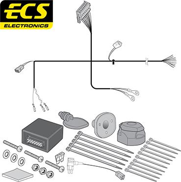 ECS VA00913MU - Комплект електрики, причіпне обладнання autocars.com.ua