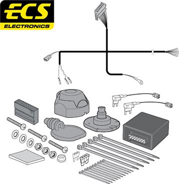 ECS VA01007MU - Комплект електрики, причіпне обладнання autocars.com.ua