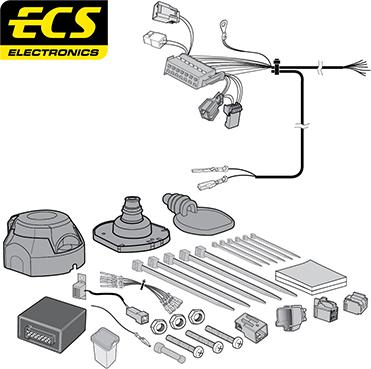 ECS VL014BXU - Комплект електрики, причіпне обладнання autocars.com.ua