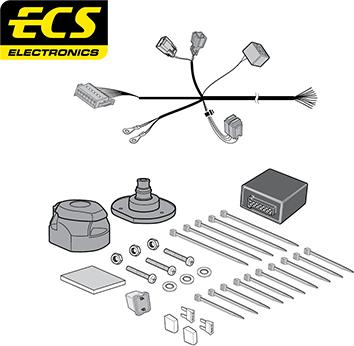 ECS VL04313U - Комплект электрики, прицепное оборудование autodnr.net