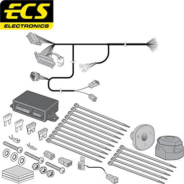 ECS VL04513U - Комплект електрики, причіпне обладнання autocars.com.ua