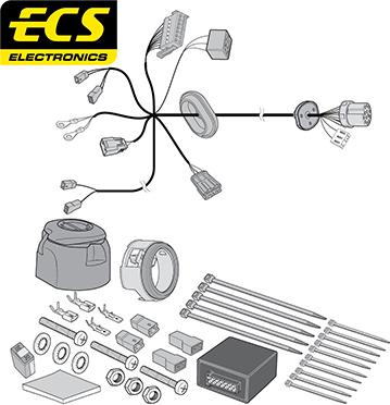 ECS VL04813U - Комплект електрики, причіпне обладнання autocars.com.ua