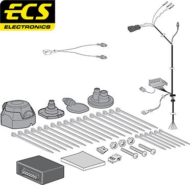 ECS VW096B1U - Комплект електрики, причіпне обладнання autocars.com.ua