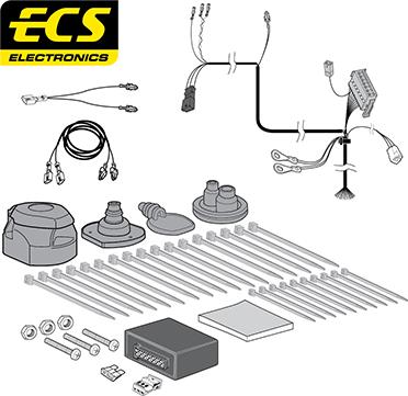 ECS VW096D1U - Комплект електрики, причіпне обладнання autocars.com.ua