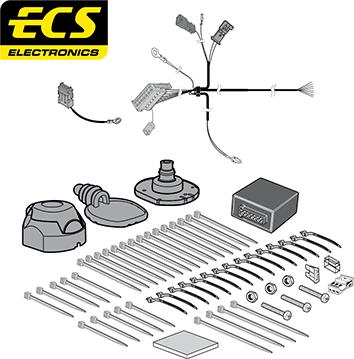 ECS VW107B1U - Комплект електрики, причіпне обладнання autocars.com.ua