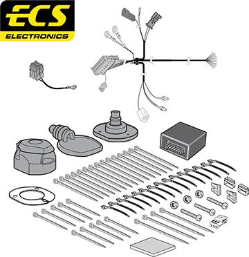 ECS VW107D1U - Комплект електрики, причіпне обладнання autocars.com.ua