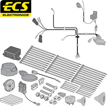 ECS VW126B2U - Комплект електрики, причіпне обладнання autocars.com.ua